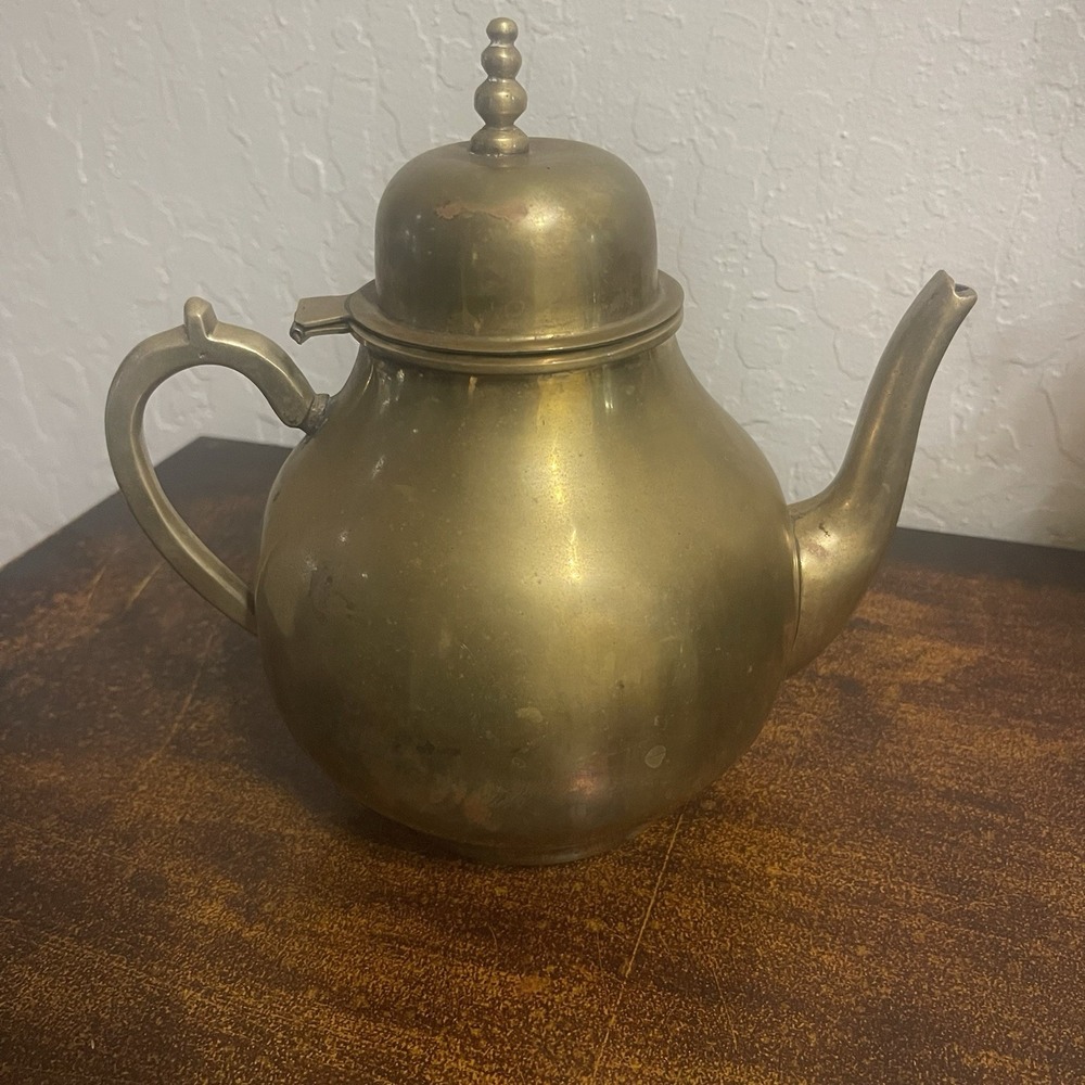 Vintage Brass Tea kettle With Handle